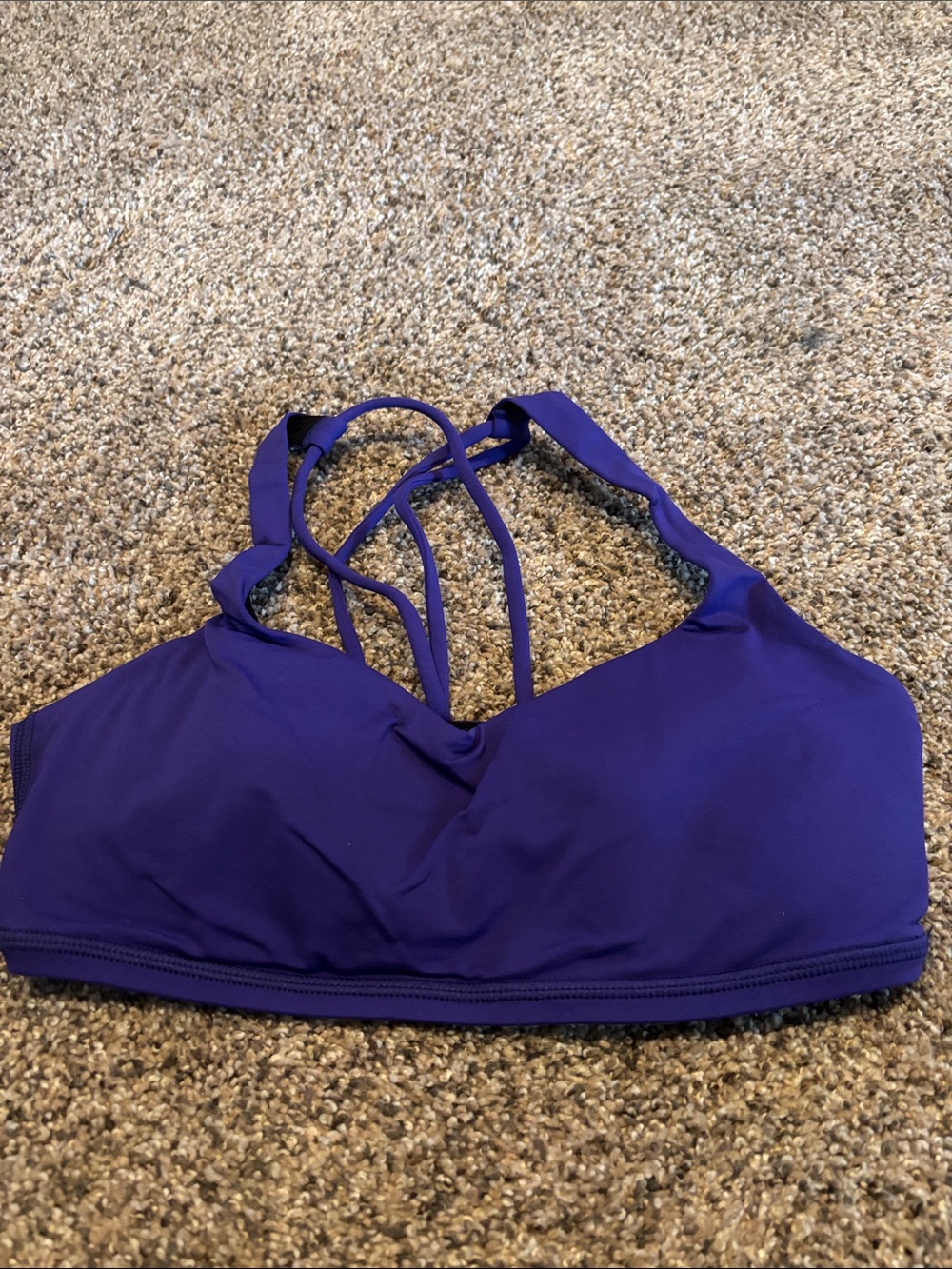 lululemon athletica Purple Strappy Sports Bra